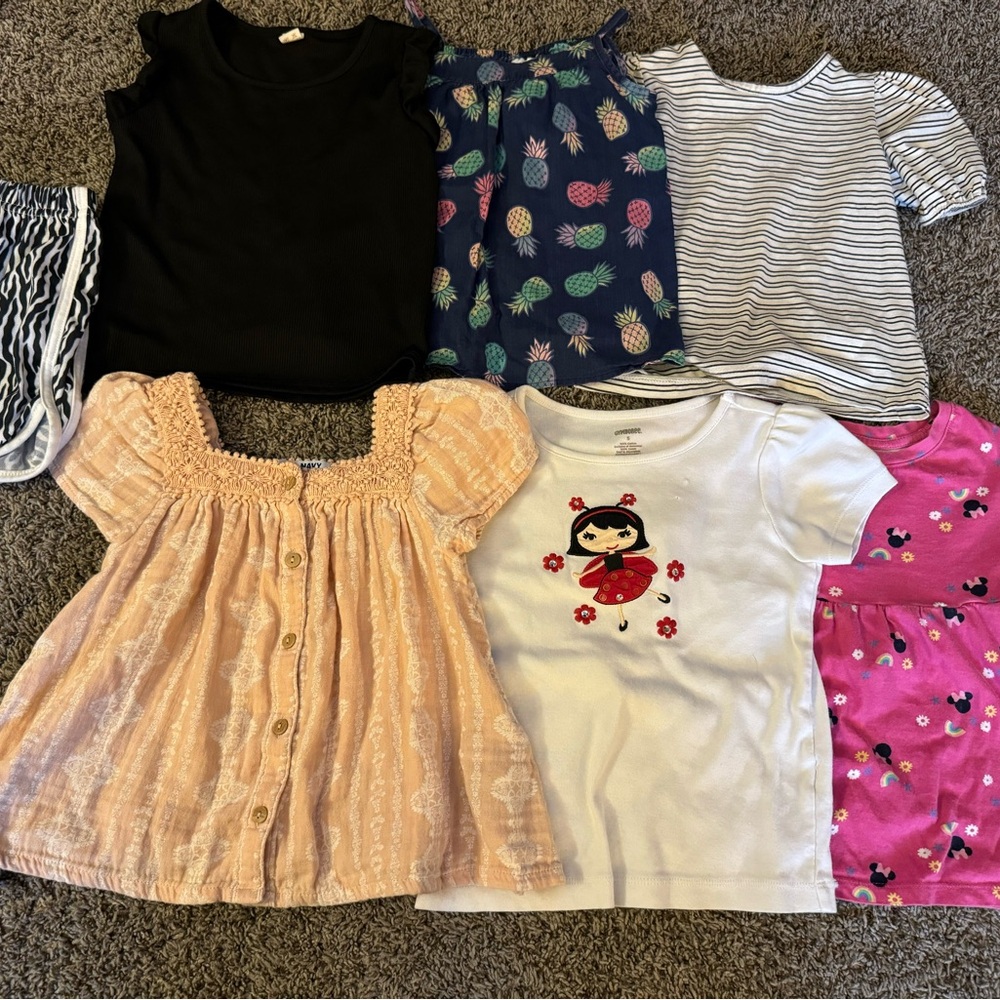 Girls summer lot size 5